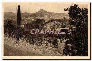 Hyeres - Generale view Old Postcard