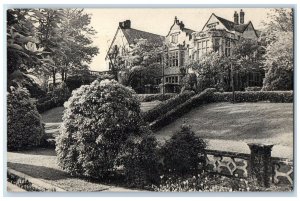 c1940s Virginia House Exterior Garden Side Richmond Virginia VA Trees Postcard
