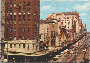 Australia Brisbane Looking South Along Queen Street Queensland Postcard BS.27