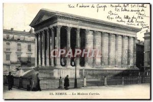 Old Postcard Nimes La Maison Carree