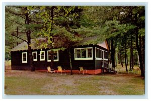 c1950's The Bachelor's Hall Jansen's Squirrel Lake Lodge Minocqua WI Postcard