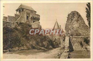 Old Postcard Sweet 16 Brittany France ferns (iii and ugly) is the interior of...