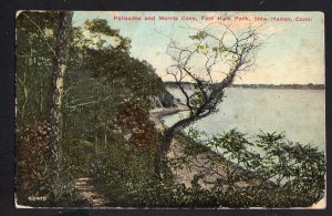 Connecticut NEW HAVEN Palisades and Morris Cove, Fort Hale Park pm1912 DB