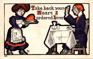 Humour Take Back Your Heart I Ordered Liver 1906