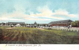 York Pennsylvania York Fairgrounds Antique Postcard J57223