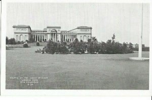 Palace of The Legion of Honor Lincoln Park San Francisco CA Card 3.5x5.5