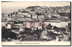 Old Postcard Ventimiglia Panorama Della Citta Antica