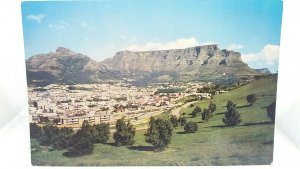 Vintage Postcard Table Mountain Cape Town South Africa