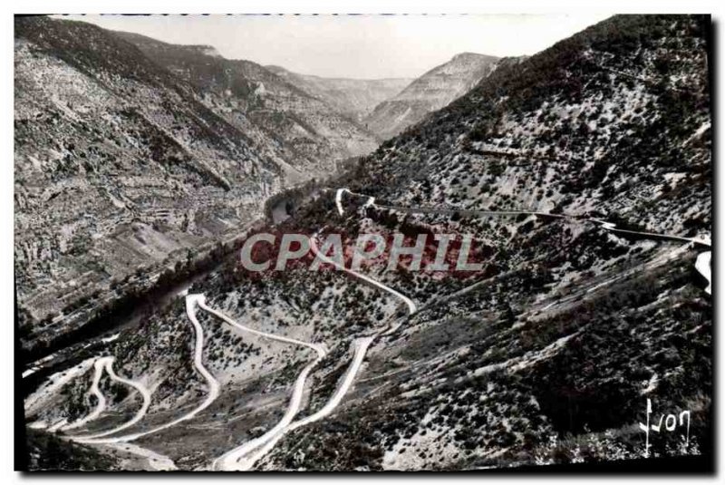 Postcard Modern Gorges Du Tarn The Laces De La Malene