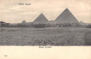 uk33394 ghizeh pyramid cairo real photo  egypt