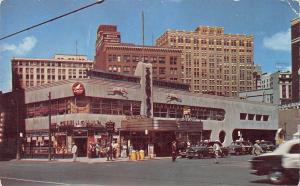 uk33596 greyhound bus and air lines terminal real photo  detroit michigan