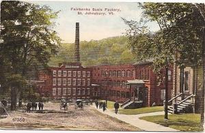 ST. JOHNSBURY, VERMONT FAIRBANKS SCALE FACTORY 1910'S VIN...