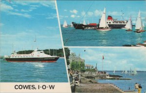 Isle of Wight Postcard - Cowes, Royal Yacht Squadron, The Hydrofoil RS31393
