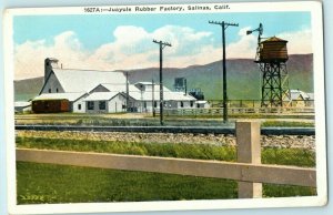 c1920's Juayule Rubber Factory Salinas California CA Unposted Vintage Postcard 