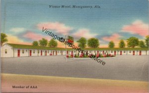 Vinson Motel Montgomery Alabama Postcard PC277