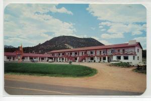 La Siesta Motel Estes Park Rocky Mountain Park Colorado 1950s postcard