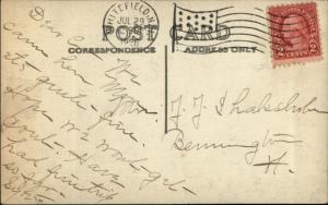 Whitefield NH Mountain View House Parlor c1910 Real Photo Postcard