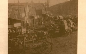 Vintage Postcard Master Photographers Upper Cisco Heavy Wagon by Thos. New York