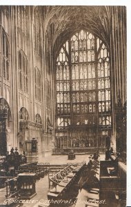 Gloucestershire Postcard - Choir East - Gloucester Cathedral    XX791