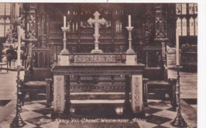 England London Westminster Abbey The Altar Henry VII Chapel