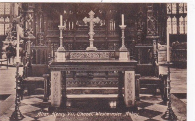 England London Westminster Abbey The Altar Henry VII Chapel