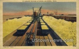 Loading Sulphur - Galveston, Texas TX  