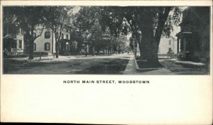 Woodstown New Jersey NJ North Main St. c1905 Postcard