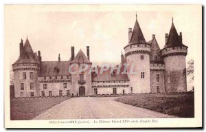 Postcard Old Sully sur Loire Chateau Feodal