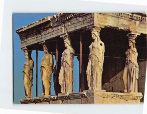 Postcard The Caryatides, Athens, Greece