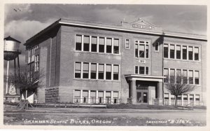 Oregon Burns Grammar School Real Photo