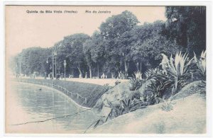 Quinta da Boa Vista Rio de Janeiro Brazil 1910c postcard