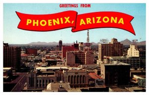 Postcard BUILDING SCENE Phoenix Arizona AZ AS0243