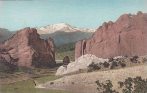 Colorado Colorado Spring pikes Peak Through The Gateway Garden Of The Gods Al...