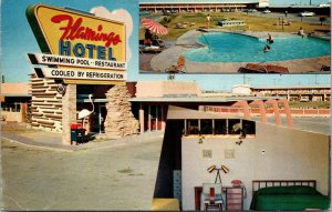 Postcard Flamingo Hotel 4th and 24th in Yuma, Arizona~1995