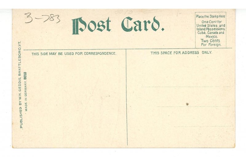 VT - Brattleboro. Suspension Bridge, Connecticut River