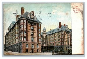 Vintage Early 1900's Postcard Hotel Portland Advertisement Portland Oregon