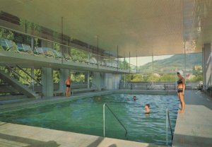 Baden Baden Augustabad Swimming Pool German Postcard