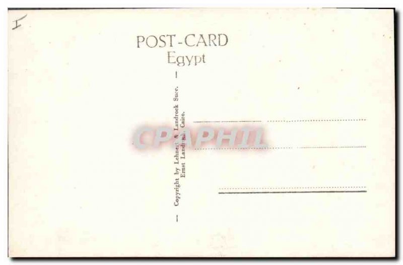 Old Postcard Egypt Egypt Edfu The Temple of Horus