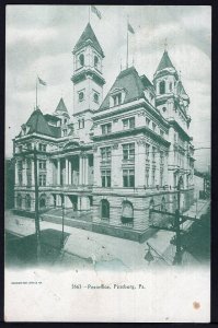 Pennsylvania ~ Post Office PITTSBURGH pm1907 Und/B Vintage