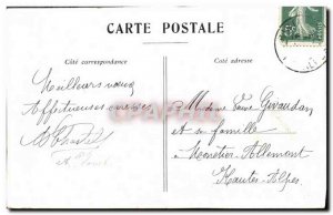 Postcard Old Castle Lanthenay