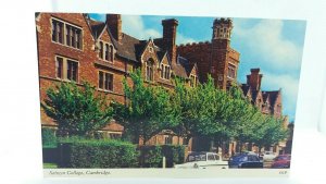 Vintage Postcard Selwyn College Cambridge Nice 1960s Street View