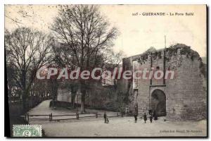 Postcard Old Guerande La Porte Saill