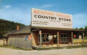 RENFRO VALLEY, KY Country Store US 25 Roadside Kentucky Vintage Postcard c1960s