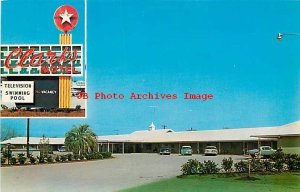 SC, Santee, South Carolina, Clarks Motel, Restaurant, 50s Cars, DP No 9883B