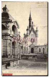 Old Postcard Chantilly Chateau De La Chapelle