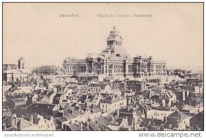 Belgium Brussells Bruxelles Panoramaic Palais De Justice Panorama