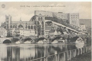 Belgium Postcard - Huy - La Meuse, Le Pont, La Collegiale Et La ForteresseTZ4582