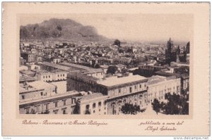 PALERMO , Italy , 1910-20s ; Panorama e Monte Pellegzino