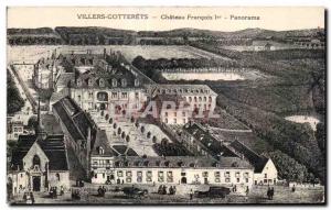 Old Postcard Villers Cotterets Chateau Francois Panorama