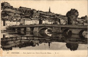 CPA Poitiers - Pont Joubert vers Notre-Dame-des-Dunes (111825)